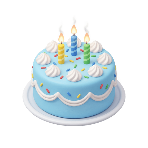 Illustration of 生日, birthday