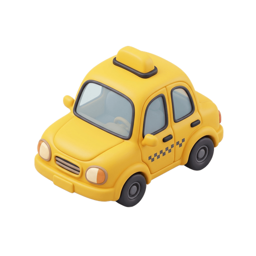 Illustration of 的士, taxi (loanword)