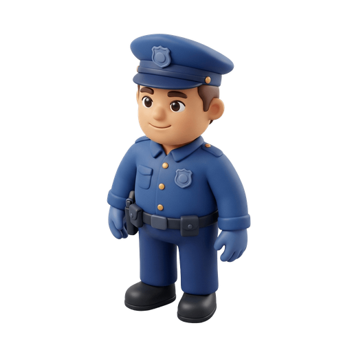 Illustration of 警察, police