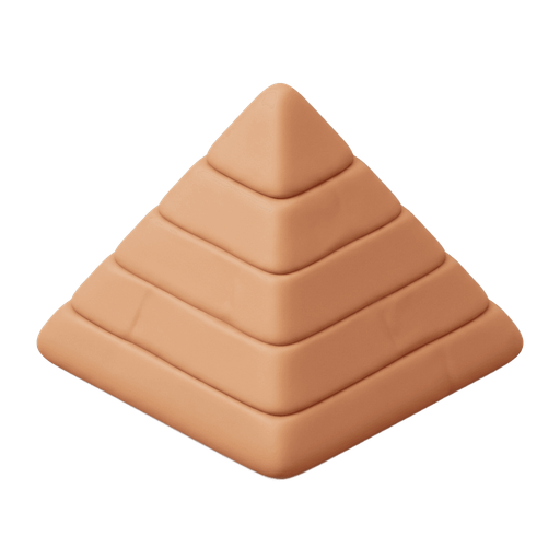 Illustration of 金字塔, pyramid (building or structure)