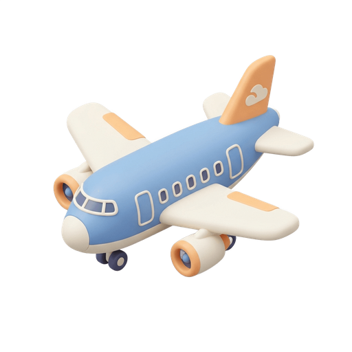 Illustration of 飛機, airplane