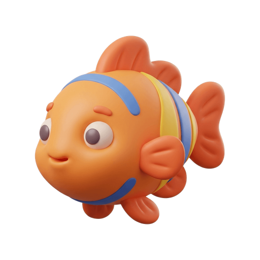 Illustration of 魚, fish M: 条tiáo [条]