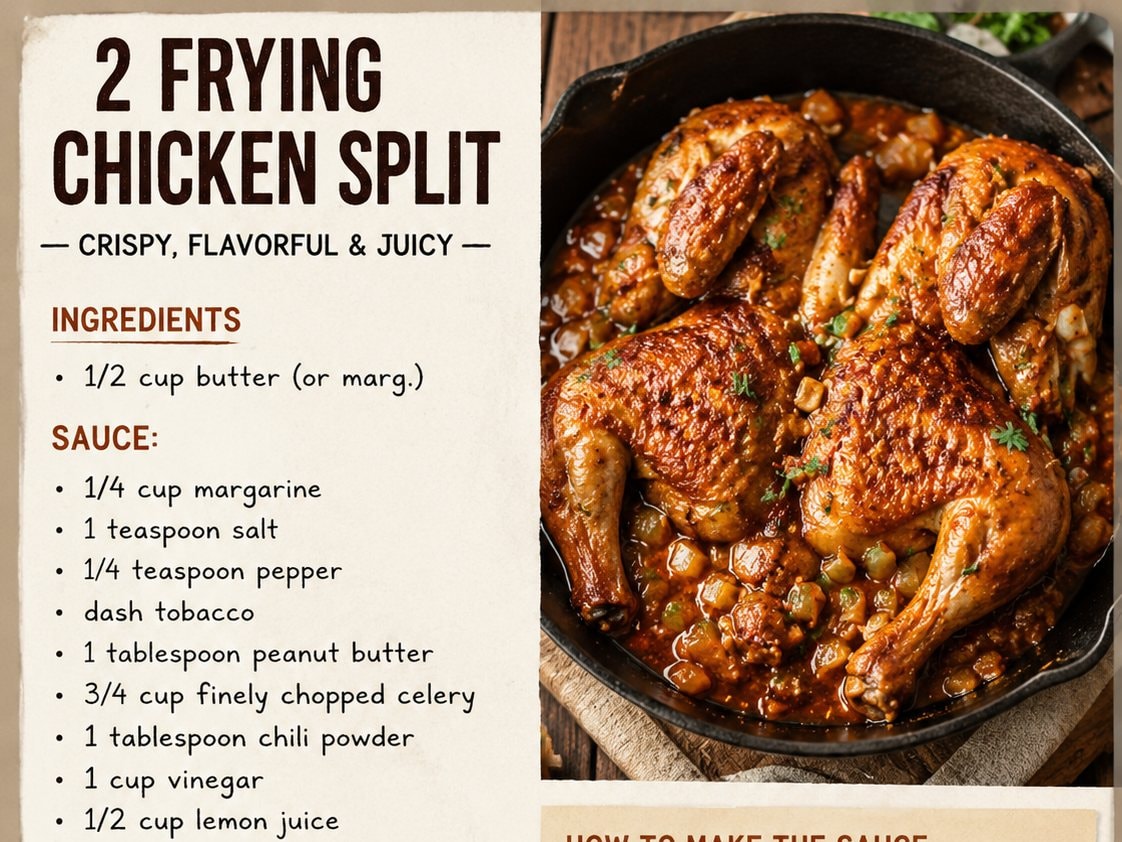 Baked Frying Chicken recipe, American, Main Courses