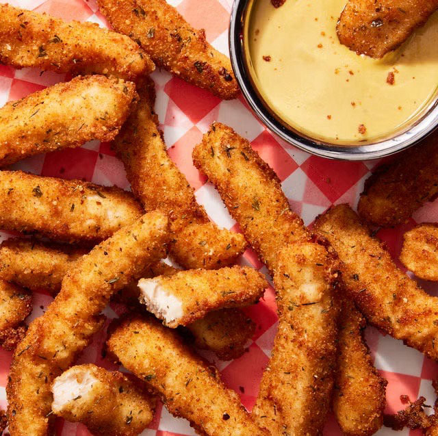 Crispy Homemade Chicken Tenders recipe, American, Main Courses