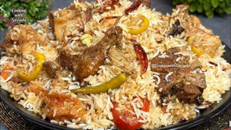 Eid ul Adha Special White Mutton Biryani recipe, Indian, Main Courses
