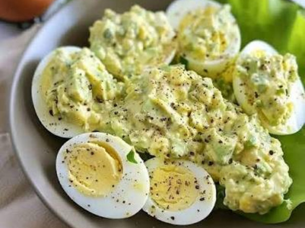 Keto Avocado Egg Salad recipe, American, Salads