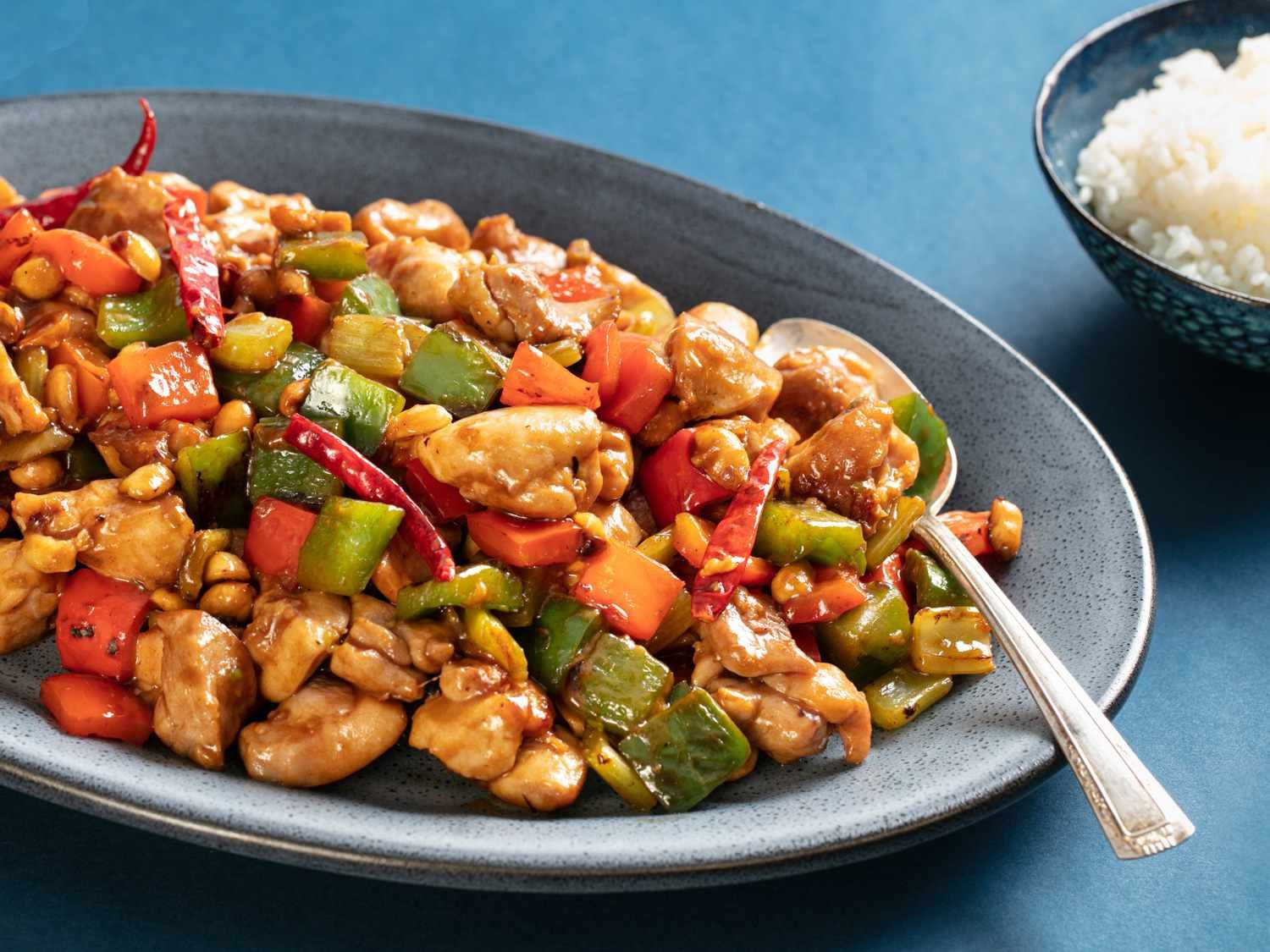 Chinese Kung Pao Chicken recipe, Chinese, Main Courses