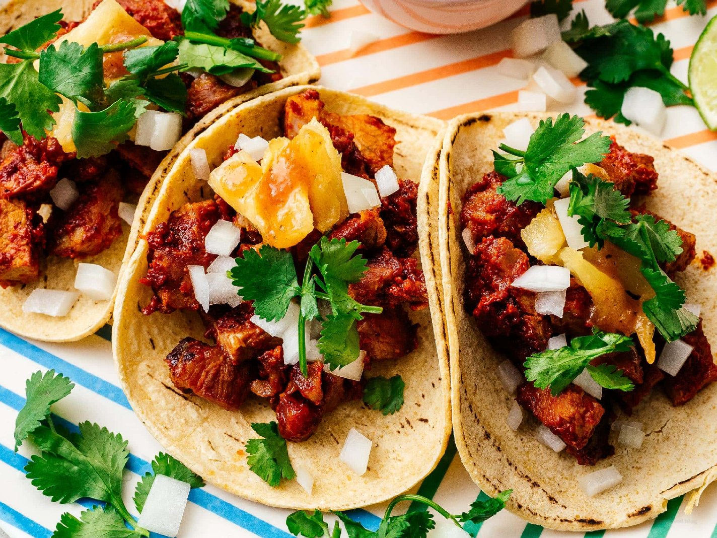 Authentic Mexican Tacos al Pastor recipe, Mexican, Main Courses
