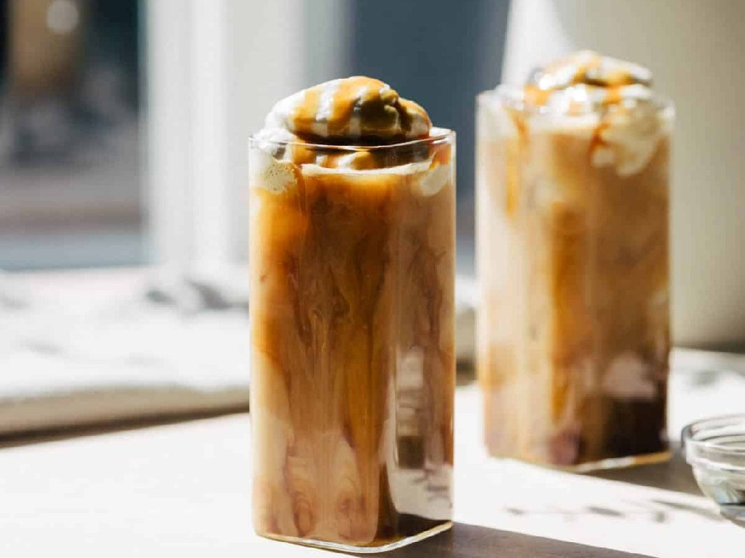 NINJA LUXE ALMOND MILK CARAMEL COLD BREW recipe, Drinks