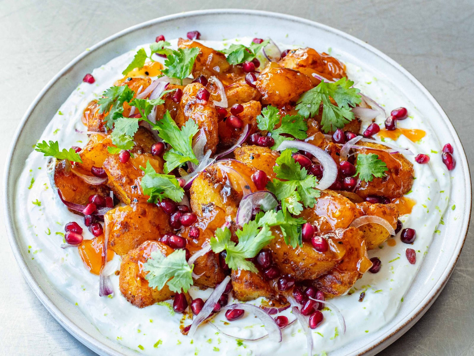Chatpat Aloo Roast recipe, Indian, Sides