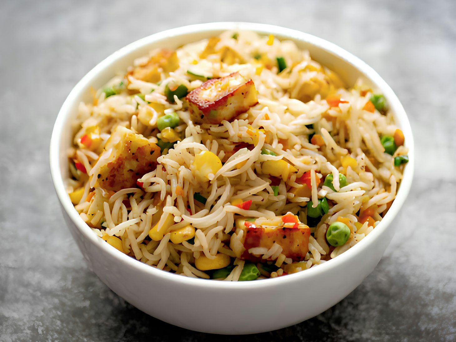 Chicken Fried Rice recipe, Chinese, Main Courses