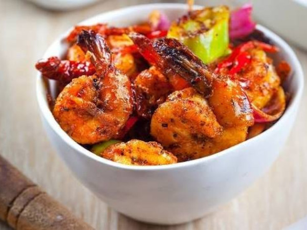 Sinhalese Devilled Prawns recipe, Main Courses