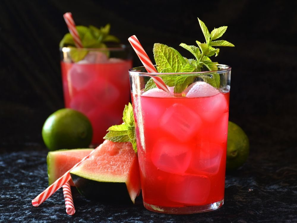 Watermelon Mojito Mocktail recipe, Spanish, Drinks