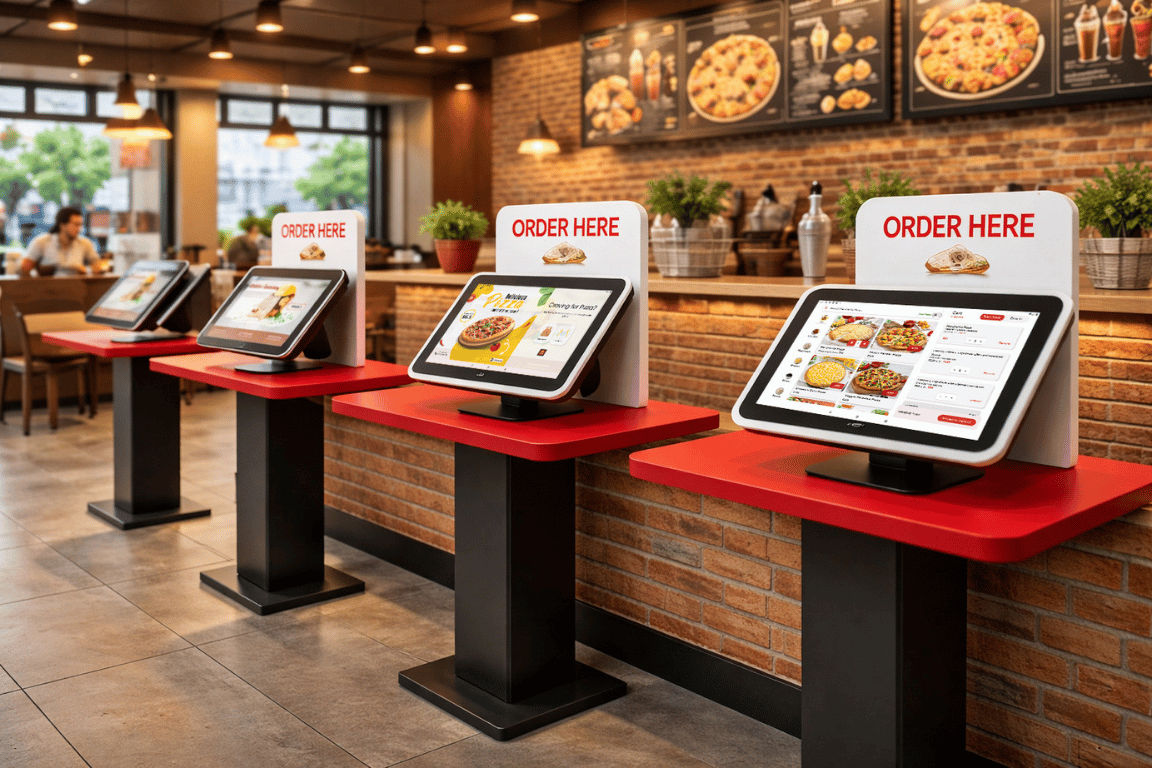 YumTap Self-Checkout Kiosk Dashboard Interface