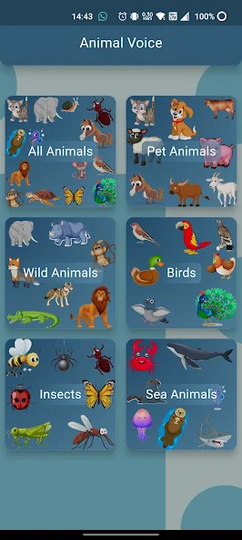 Animal Voice App Screenshot 1
