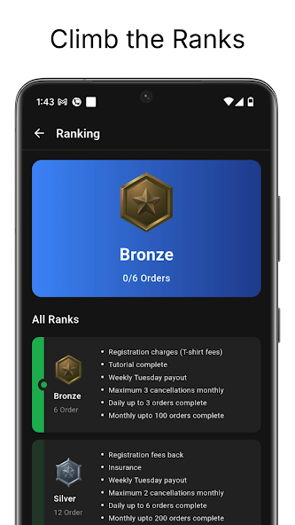 FoodBoss Rider App Screenshot 3