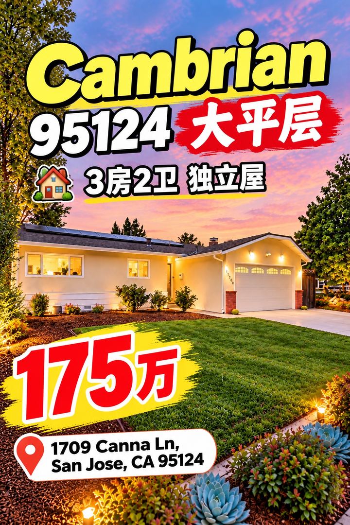 1709 Canna Ln, San Jose, CA 95124