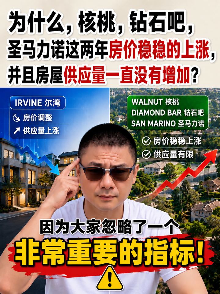 华人区买房，千万不能忽略这一重要的指标，整个城市的自住率