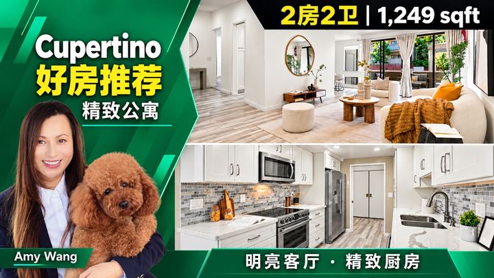 109万美元，把家安在Cupertino学区, 大平层