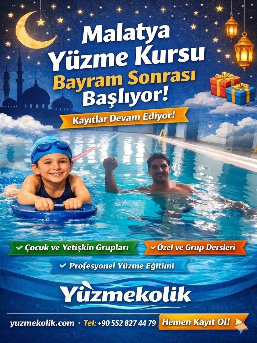 Malatya Yüzme Kursu Kayıtları Başladı: Bayram Sonrası Yeni Dönem