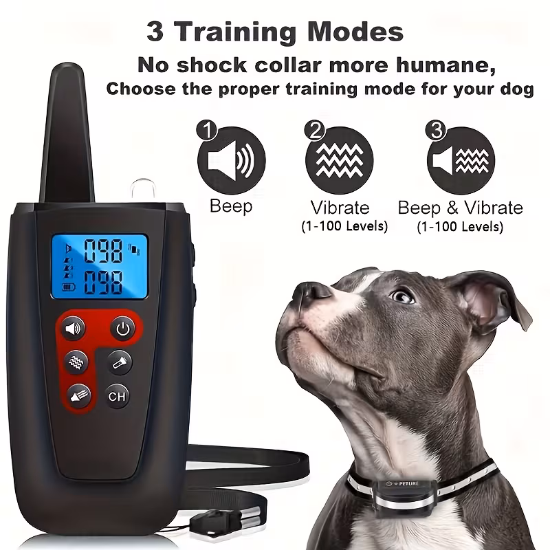 Collare per addestramento cani telecomandato