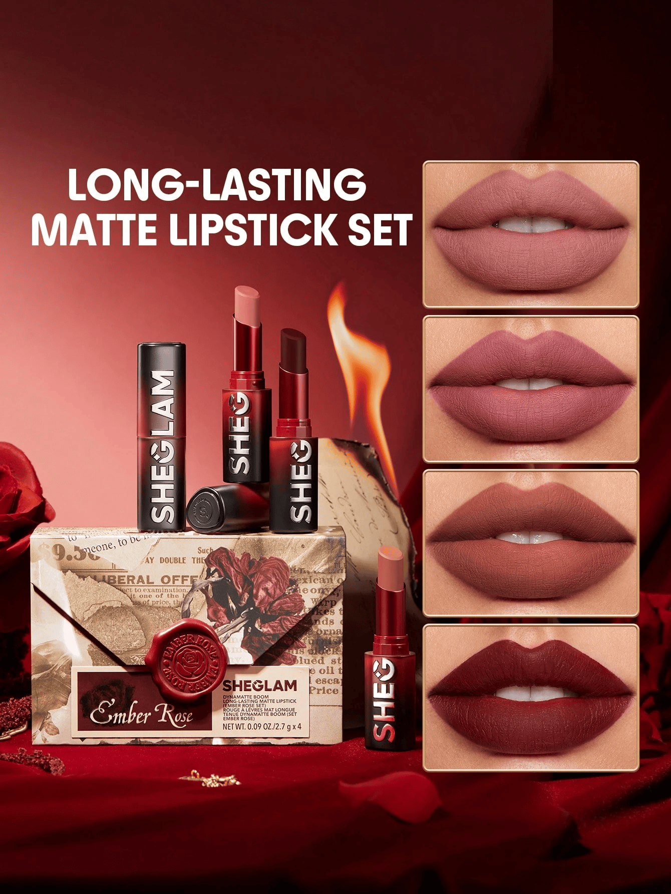 SHEGLAM Rossetto Opaco