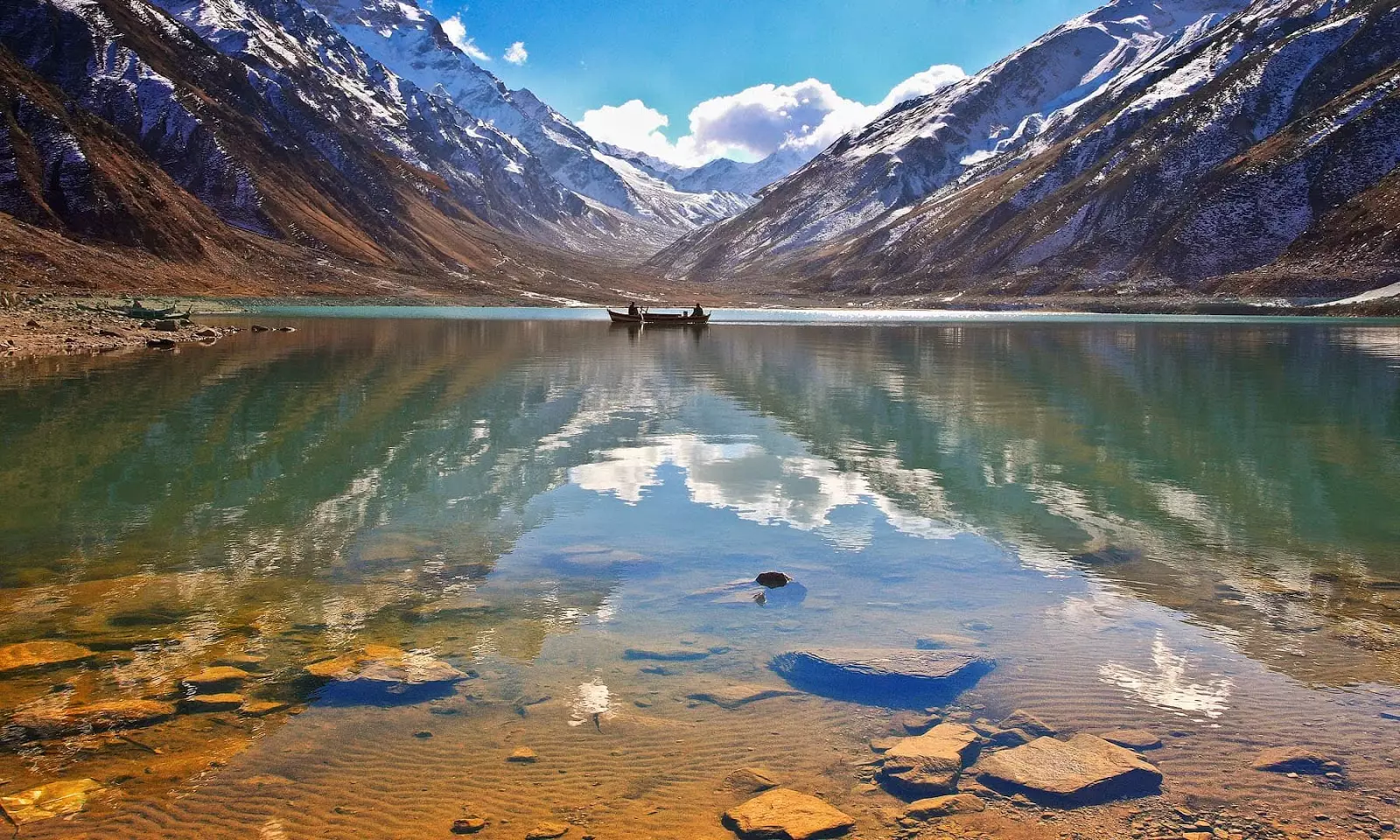 Saif-ul-Mulook Lake in summer