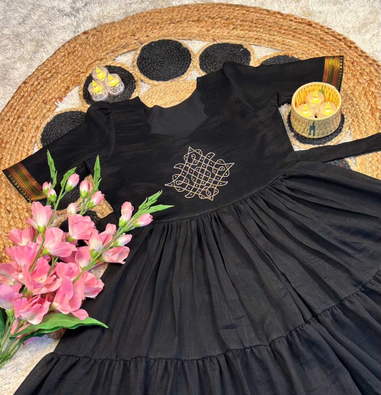 Vintage Roja Three-Layer Handwork Maxi — photo 8