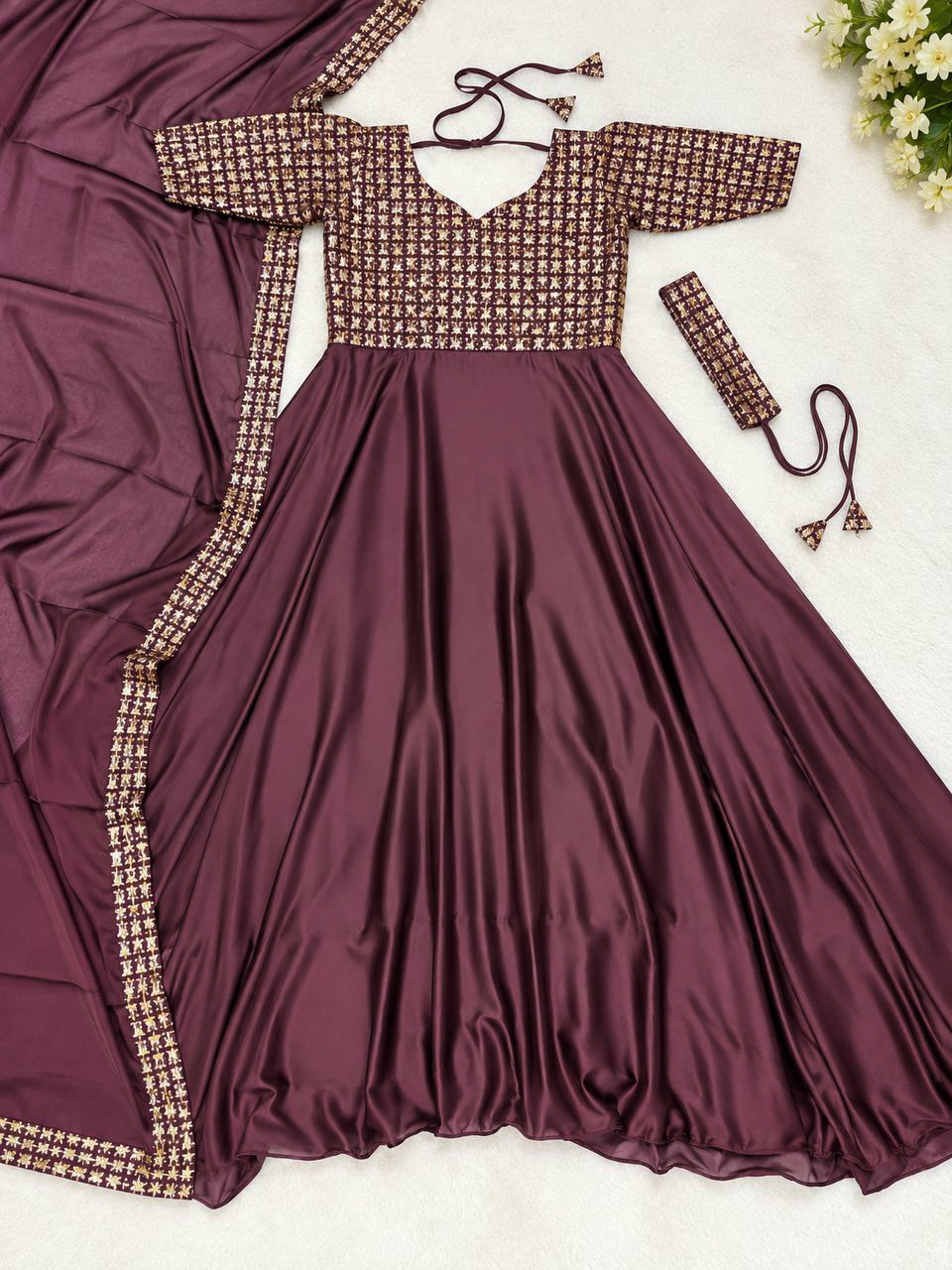 Graceful Embroidered Rangoli Anarkali Collection — photo 6