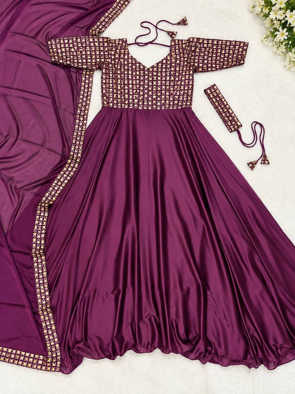 Graceful Embroidered Rangoli Anarkali Collection — photo 11