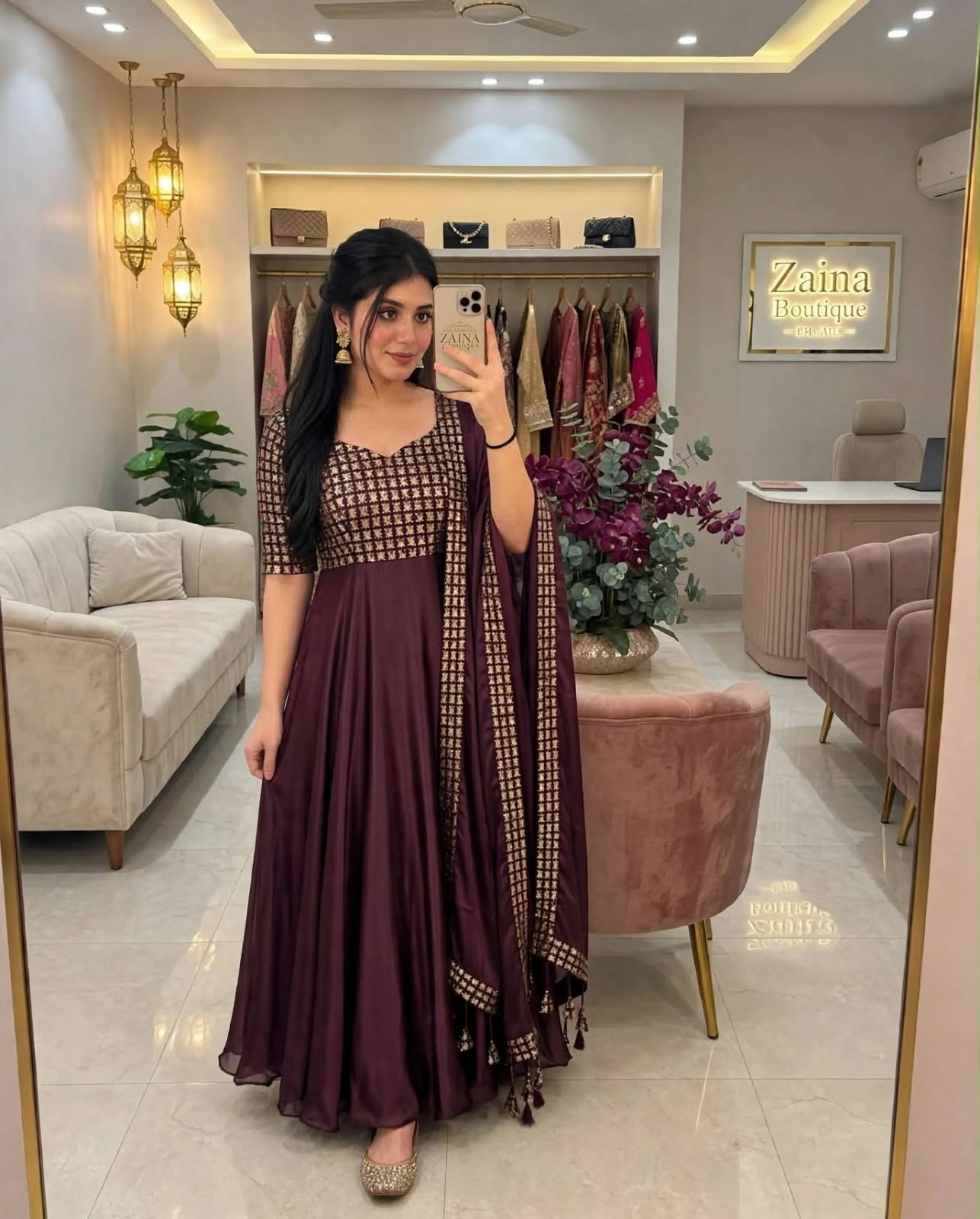 Graceful Embroidered Rangoli Anarkali Collection — photo 15