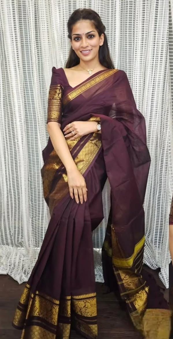 Royal Heritage 120s Kanchi Cotton Saree