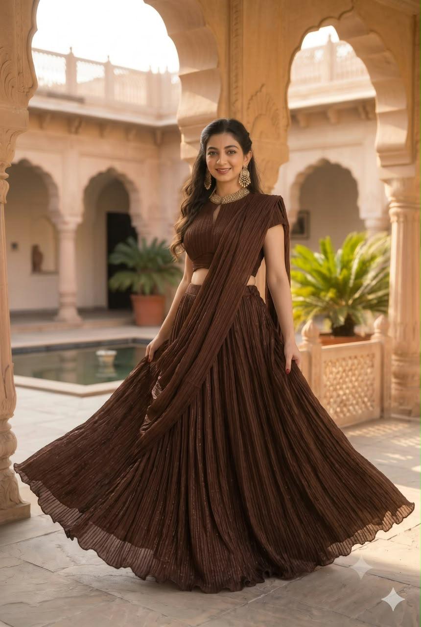 New Arrival - Alia Inspired Party Wear Lehenga with Designer Blouse