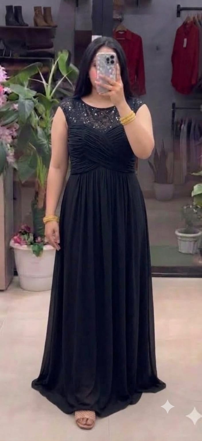Gorgeous Luxe Look Women's Imported Party Wear Dress