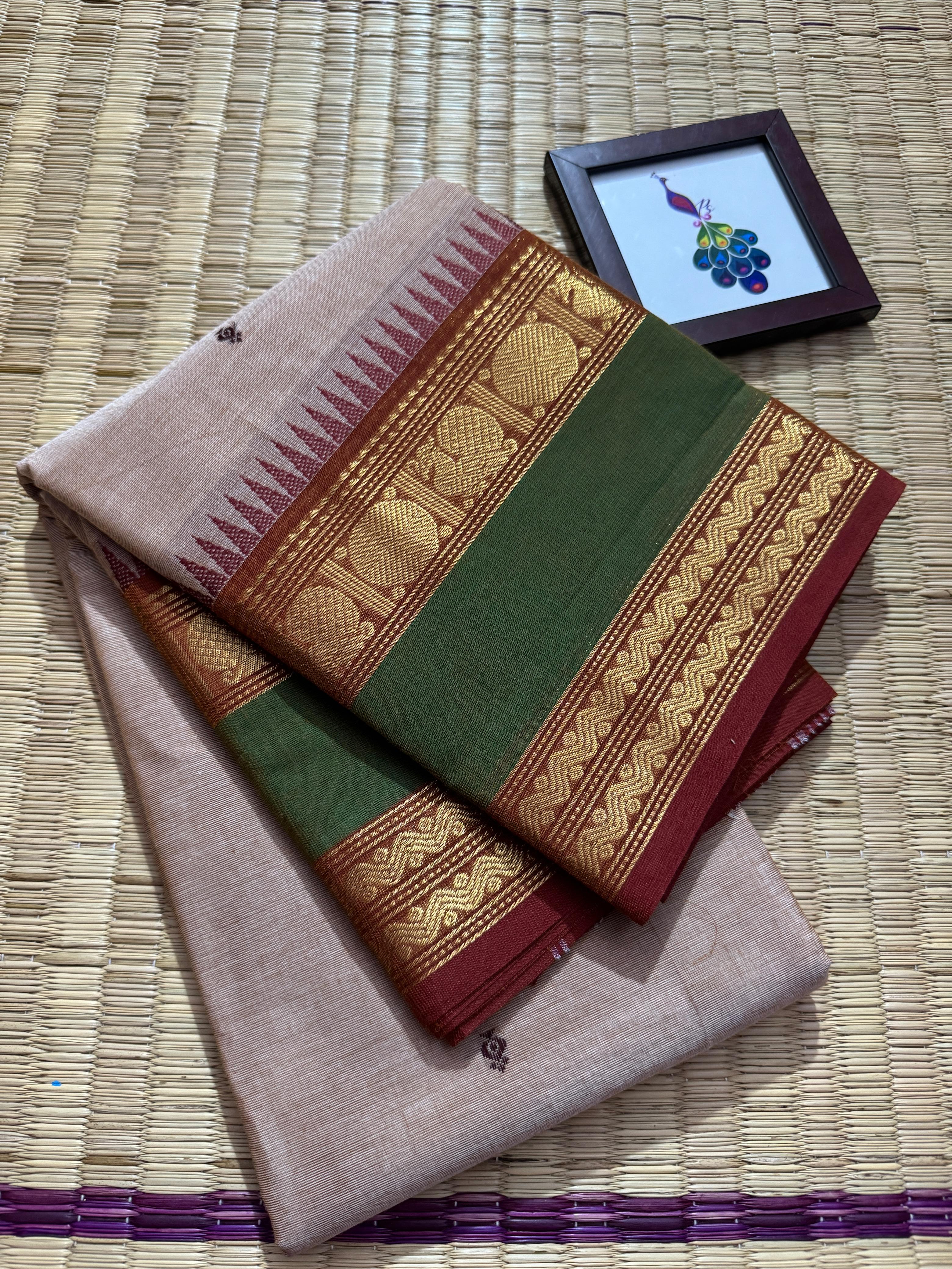 Timeless Elegance | Premium Kanchi Cotton Saree 