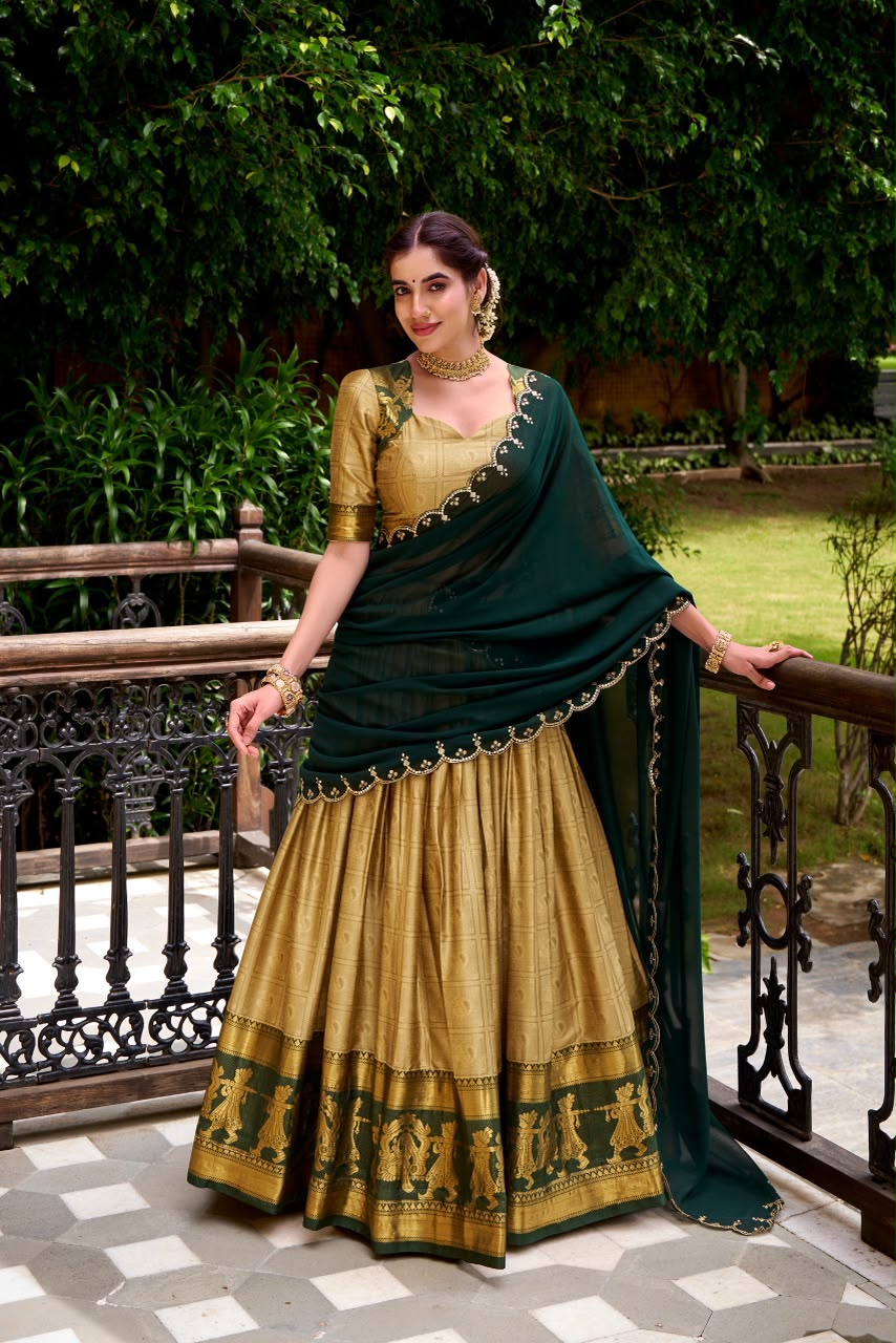 Ashwitha Half Saree Lehenga Choli