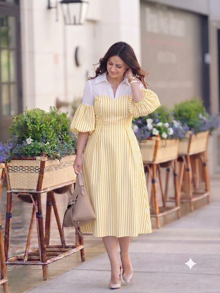 Candy Stripe Cotton Frocks
