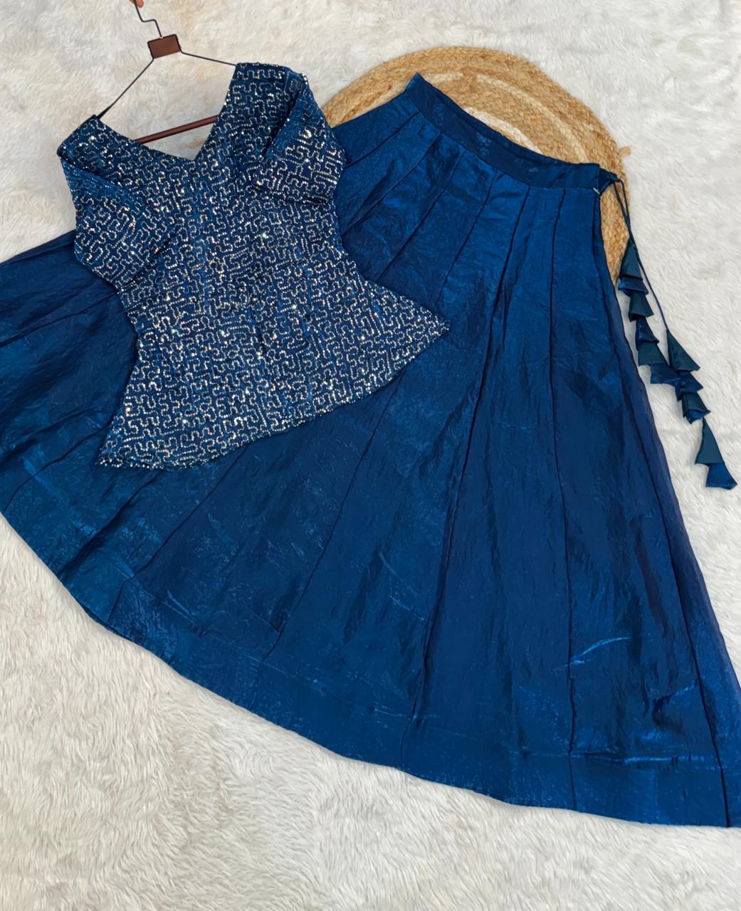 Designer Fendy Satin Lehenga Choli