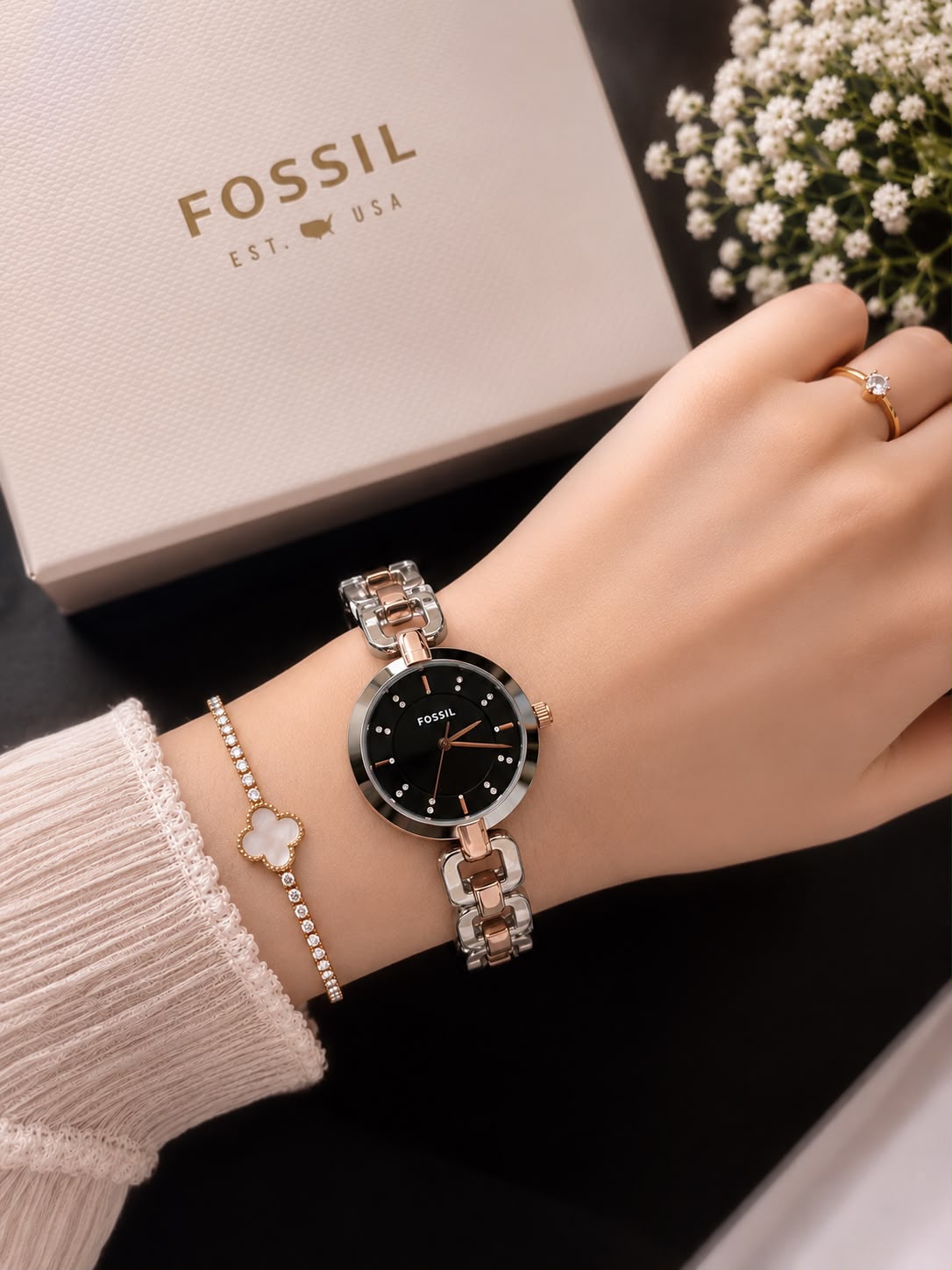 Elegant Silver Women's Watch
