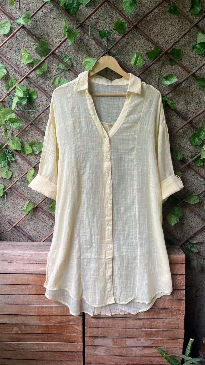 Georgia V-Neck Cotton Tunic – Plus Size Collection