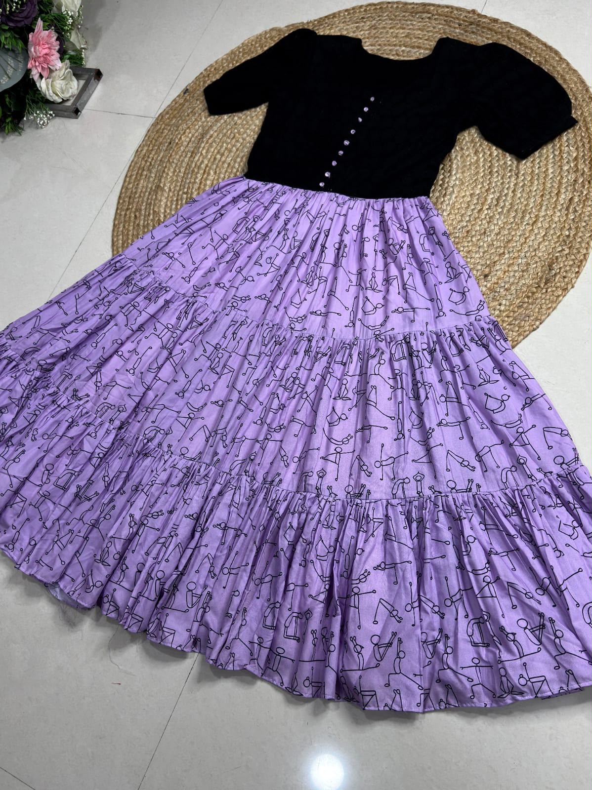 Hakuba Muslin Designer Gown