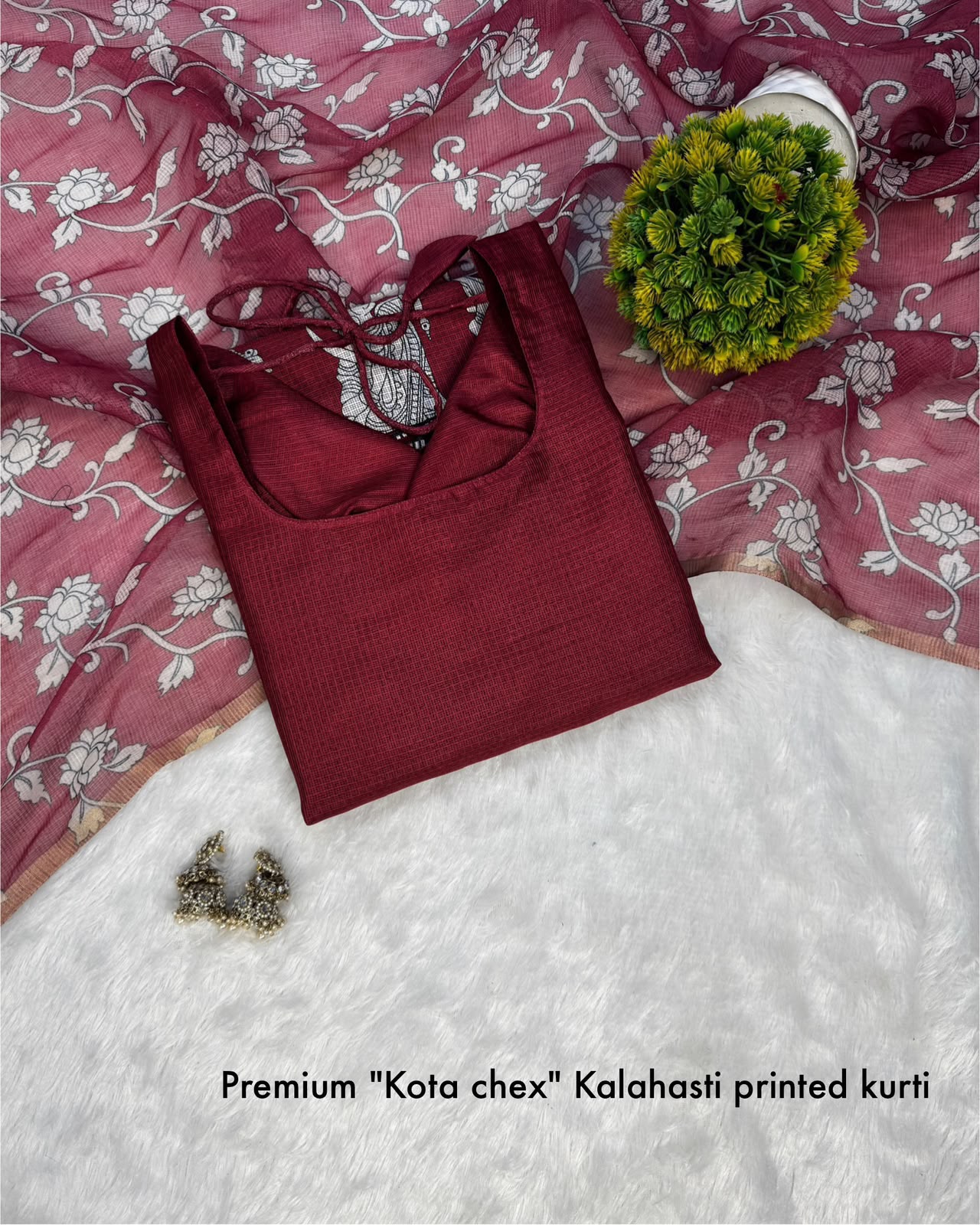 Kalahasti Kota Cotton Kurti Set