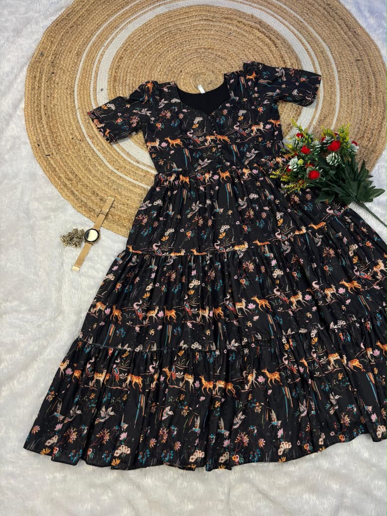 Kalamkari Maxi Gown