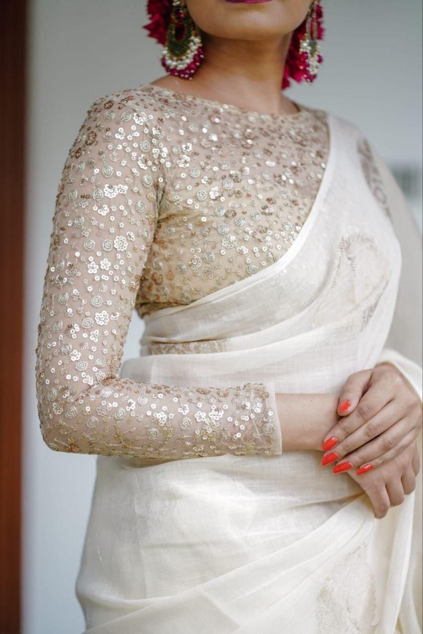 Kerala Linen Saree