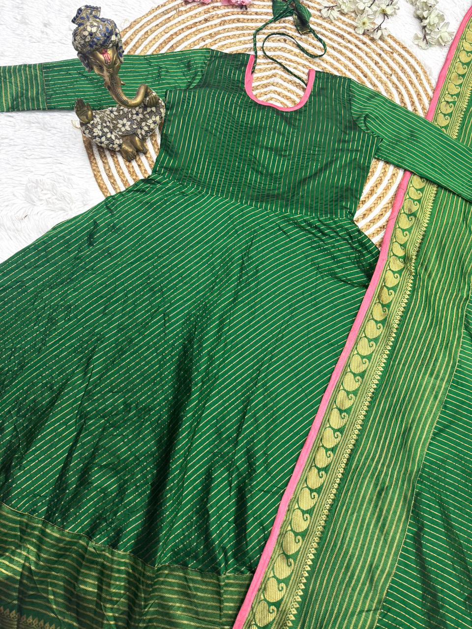 Kota Banarasi Anarkali Set