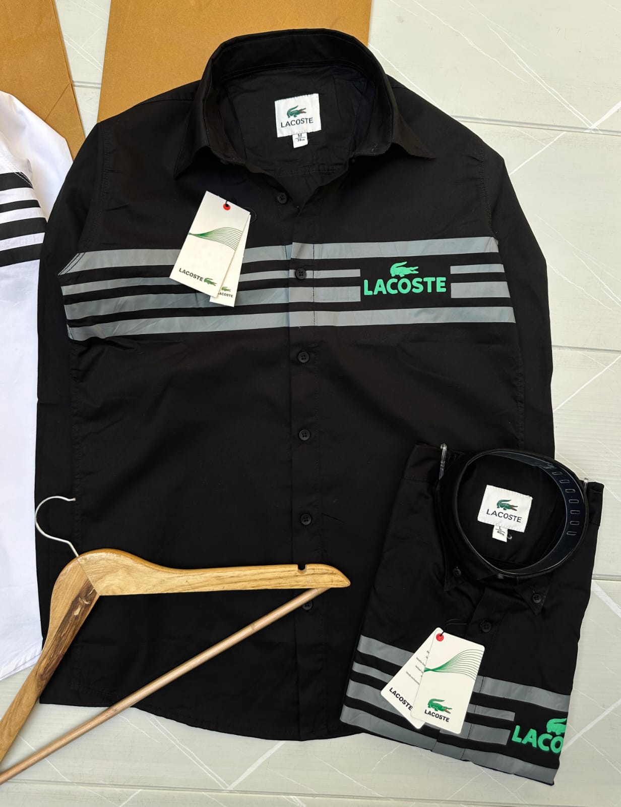Men's Striped Cotton Casual Full Sleeve Shirt