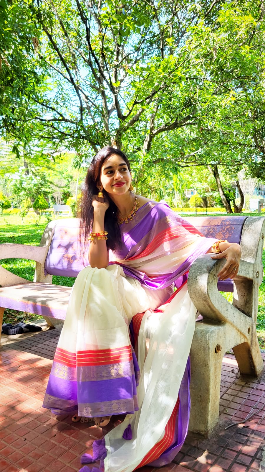 Mul Cotton Weaving Saree