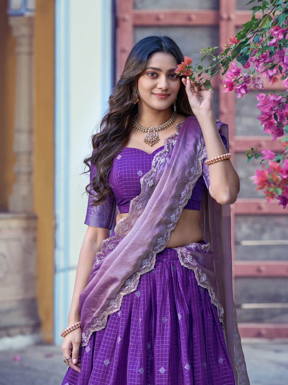 Onam Festive Dhavani Set