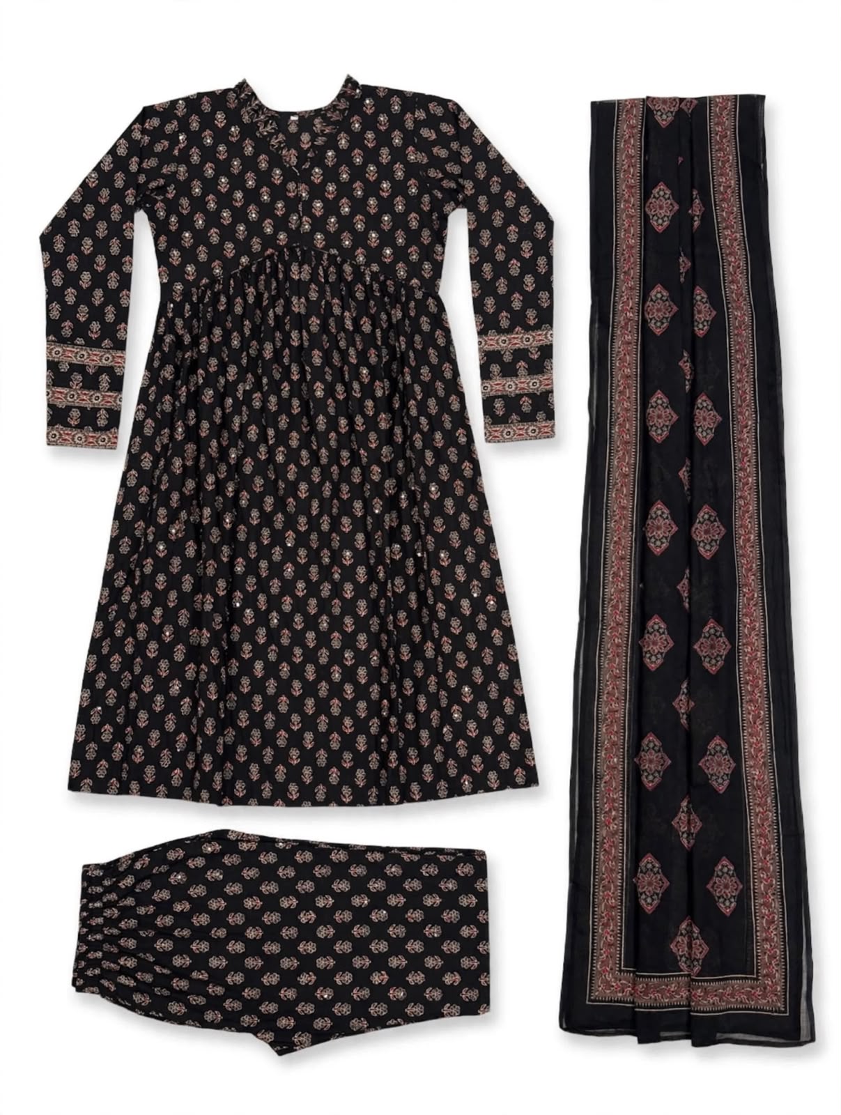 Rich Ajrakh Print Cotton Suit Set