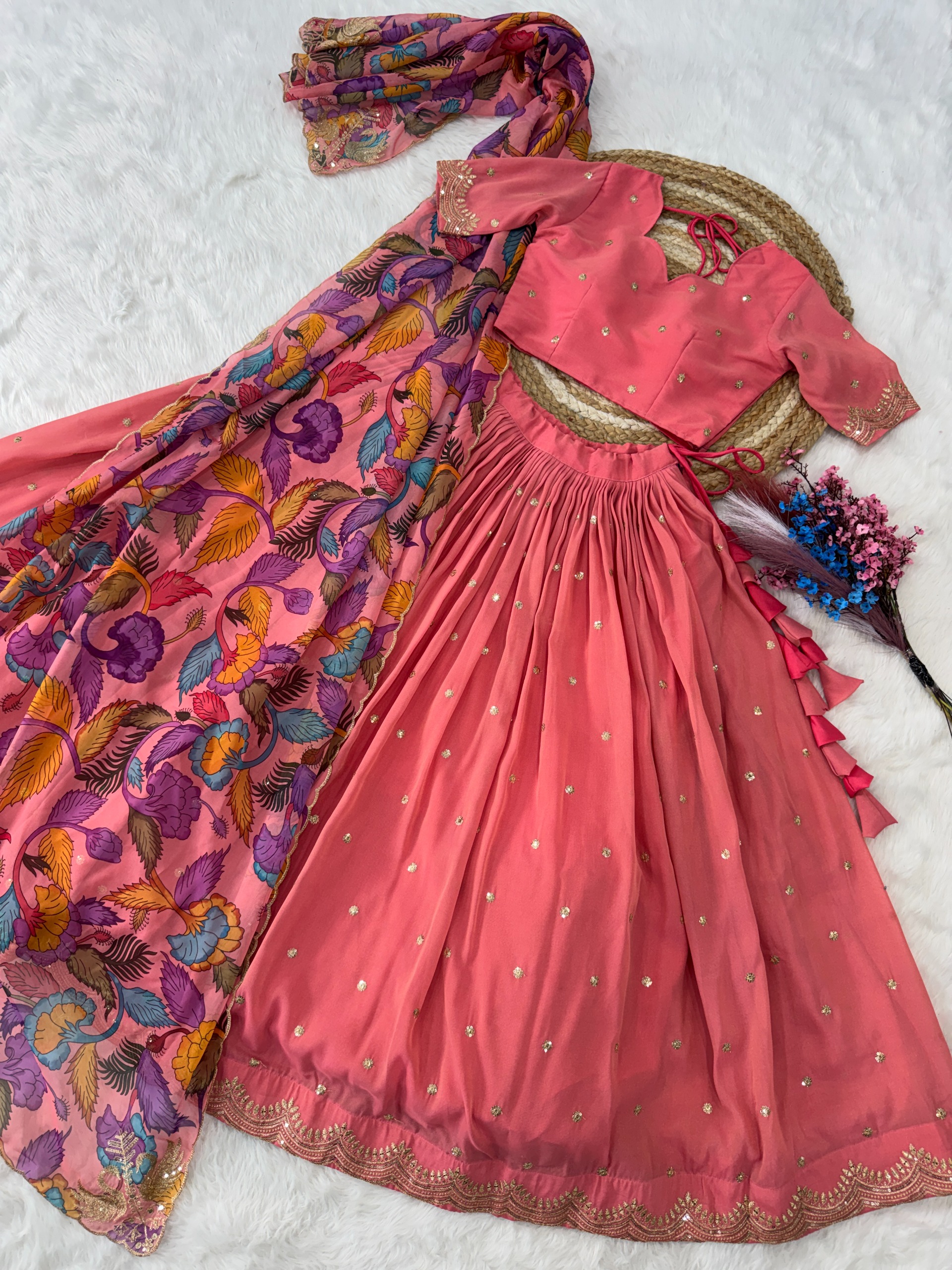 Traditional Cosmo Silk Lehenga Choli